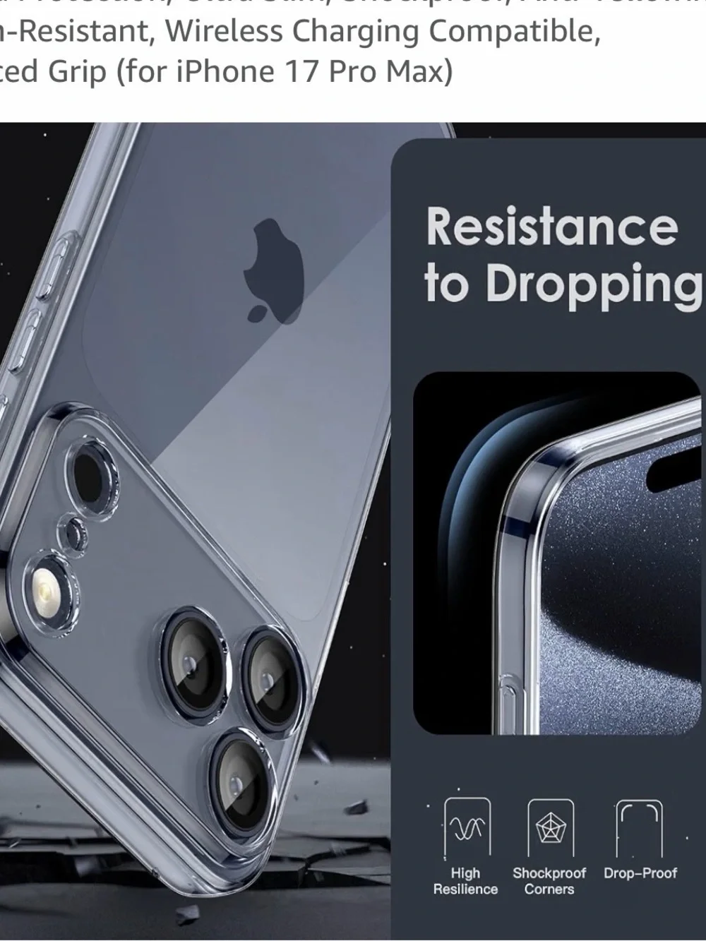 2 new iPhone 17 ProMax phone cases